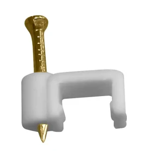 Prix Choc Pontets blanc pour fil par 50 MEPLAT