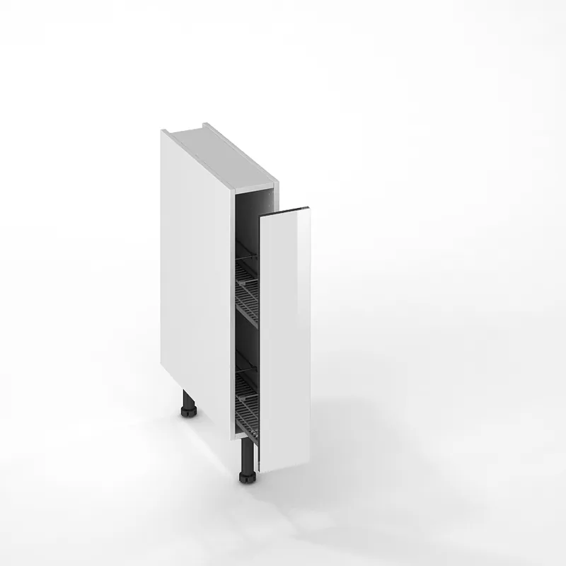 Façade pour meuble range-épices Cristal blanche 70 x 15 cm OFITRES Satisfait Ou Remboursé