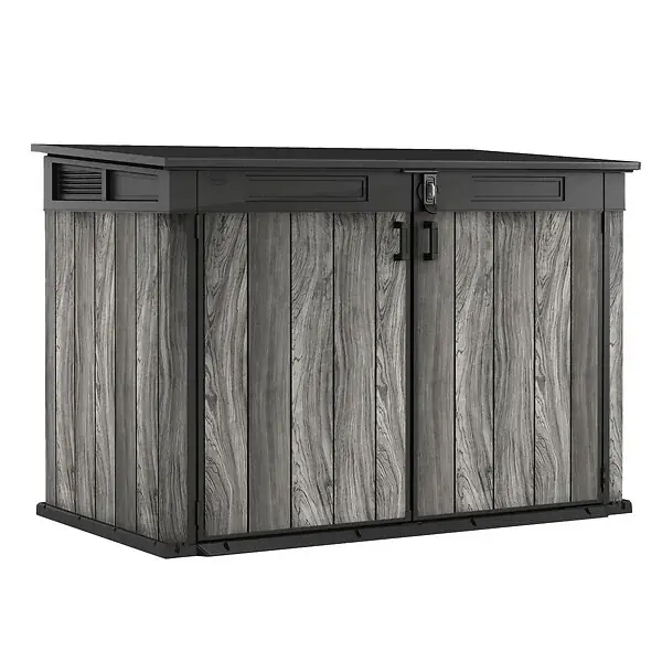 Must-Have Coffre jardin résine Signature - Gris - L.190xH.132xP.109cm KETER
