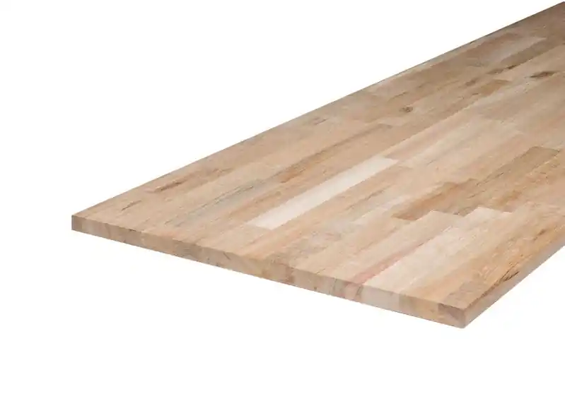 Plan de travail bois massif chêne bords droits - 38 x 650 x 2500 mm - AJ TIMBER Remise