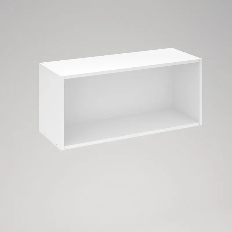 Petit Prix Caisson cuisine haut blanc transversal L 80 x H 35 x P 30 cm OFITRES