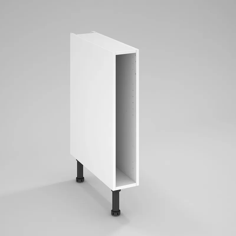 Caisson cuisine bas blanc L 15 x H 70 x P 56 cm OFITRES Réduction