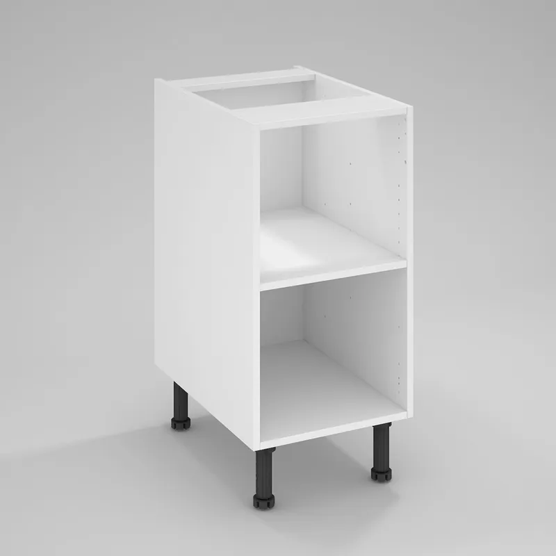 Expédition Rapide Caisson cuisine bas blanc L 40 x H 70 x P 56 cm OFITRES