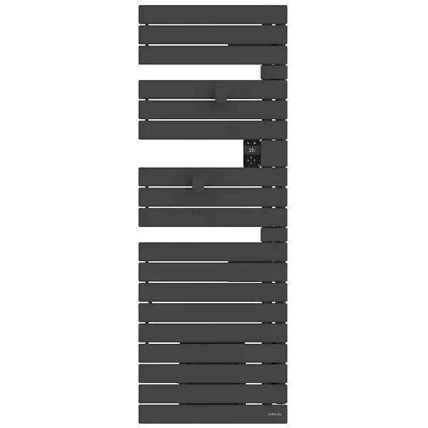 Sèche-serviettes connecté Nefertiti mât à droite 750W anthracite - ATLANTIC - 850039 Prix Bas