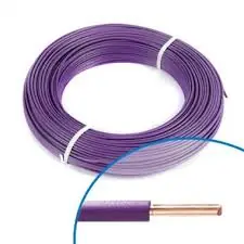 Fil électrique H07V-U 1,5 mm² rigide violet 100 m Expédition Rapide