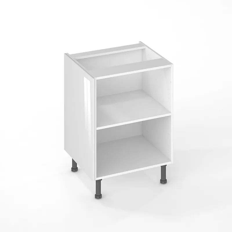 Joue de finition pour meuble bas de cuisine Cristal blanche 70 x 57 cm OFITRES Remise