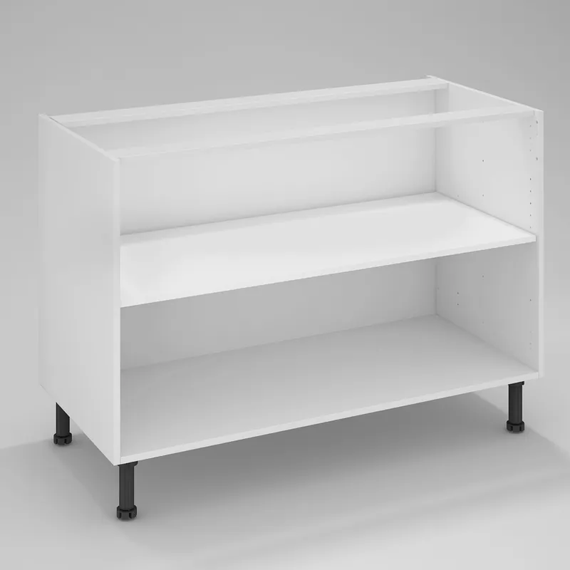 Prix Promo Caisson cuisine bas blanc L 120 x H 70 x P 56 cm OFITRES