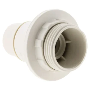 Douille électrique E14 plastique blanc - ZENITECH Acheter En Ligne