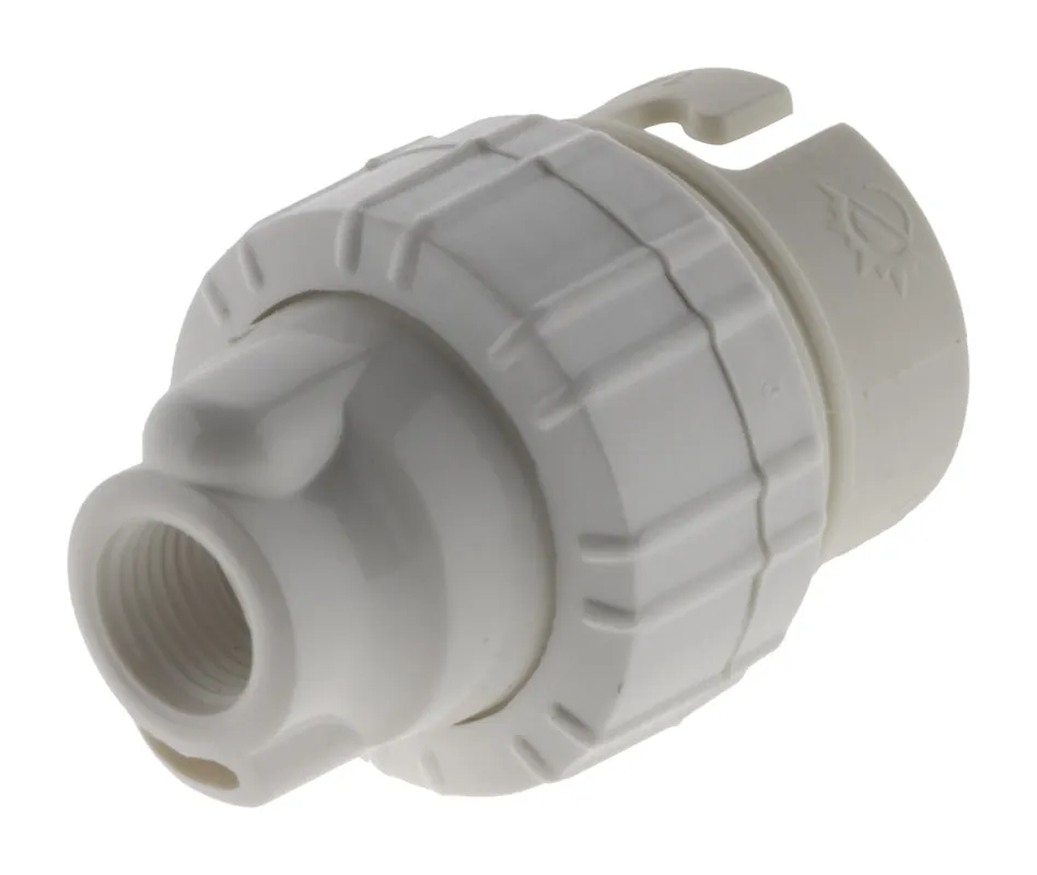 Prix Bas Douille électrique B22 plastique blanc - ZENITECH