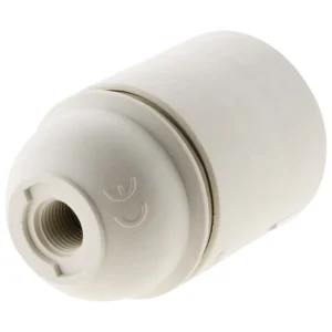 Populaire Douille électrique E27 plastique blanc - ZENITECH
