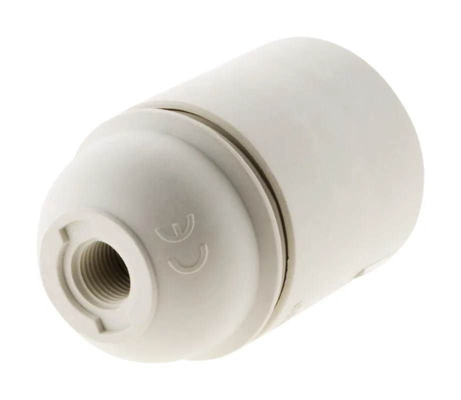 Populaire Douille électrique E27 plastique blanc - ZENITECH