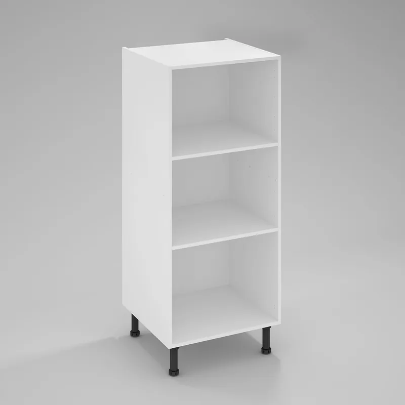 Vente Directe Demi-colonne cuisine blanche L 60 x H 130 x P 56 cm OFITRES