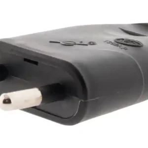 Super Prix Fiche électrique mâle 2 pôles 6 A noire