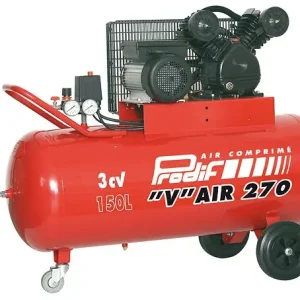 Offre Exclusive Compresseur à air fonte bicylindre - 150L - 9 bars PRODIF