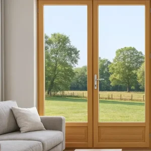Porte Fenetre Bois 2 Vantaux H215 x L100 cm Côte Tableau GD MENUISERIES Top Vente