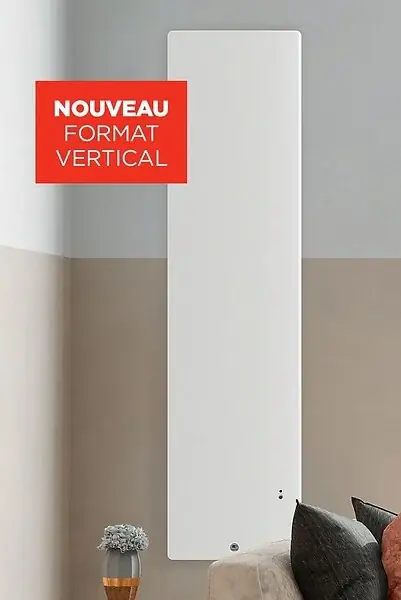 Radiateur électrique INGENIO 4 1000W vertical intelligent blanc mat - THERMOR - 429353 Authentique