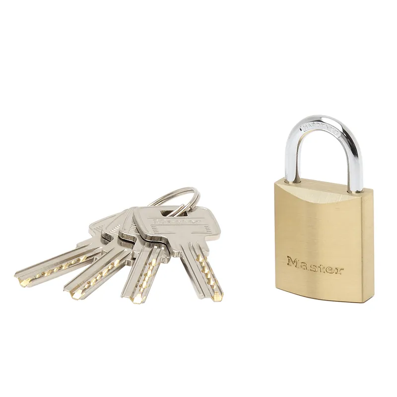 Expédié Aujourd'hui Cadenas à clés largeur 30 mm en laiton MASTER LOCK