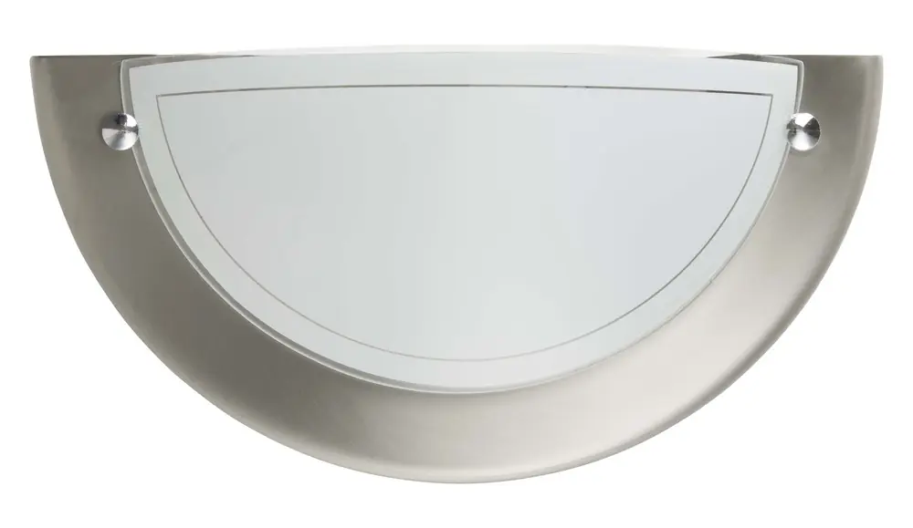 Affaire À Saisir Demi Applique MIRAMAR acier brossé E14 40W - BRILLIANT