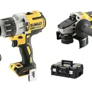 Pack 2 outils 18V (DCD996 - DCG405) + 2 batteries 5Ah + chargeur + coffret TSTAK - DEWALT - DCK2090P2T Paiement Sécurisé