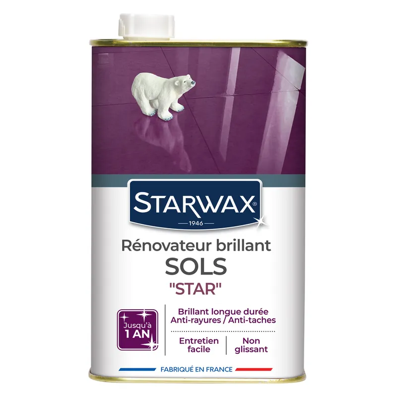Rénovateur brillant Protection "Star" sols 1 l STARWAX Offre Spéciale