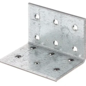 Equerre d‘assemblage multi-trous galvanisé 40 x 40 x 60 mm Usine Directe