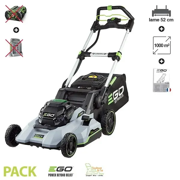 Tondeuse sans fil EGO lame 52cm sans batterie ni chargeur EGO POWER+ Remise
