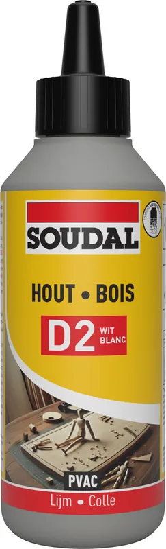 Nouveauté Colle à bois 250 gr transparent SOUDAL