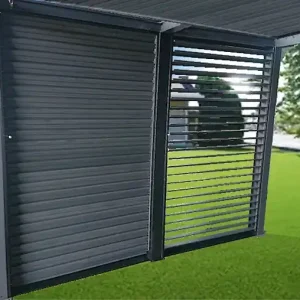 Ventelles aluminium mobiles - H.219xL.280cm HABRITA Certifié