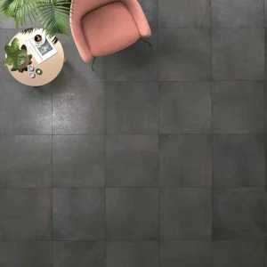 Carrelage de sol intérieur rectifié LONDON plomb 60 x 60 paquet 1,215 m² Top Vente