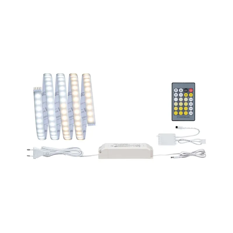Top Vente Ruban LED 1,5m prêt à l‘emploi blanc dynamique IP44 17W 24V MAXLED 1000 PAULMANN