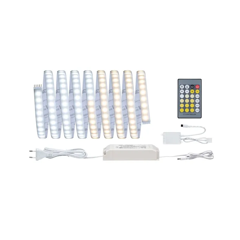 Soldes Ruban LED 3m prêt à l‘emploi blanc dynamique IP44 32W 24V MAXLED 1000 PAULMANN