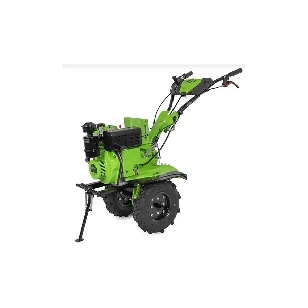 Nouvel Arrivage Motobineuse Diesel Moteur 4T 7 CV 246 cm3 Motoculteur avec fraises et butteur Démarrage électrique VITO