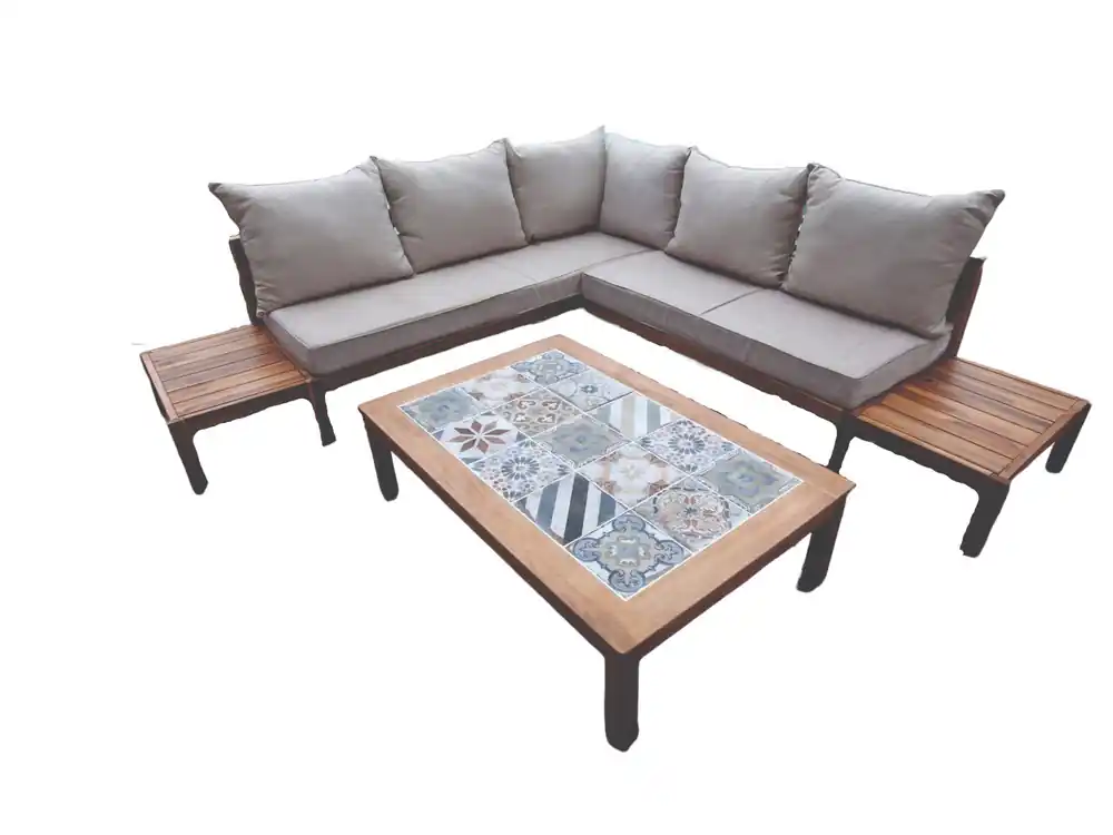 Promotion Salon de jardin d‘angle OSLO 5 personnes acacia GIVEX