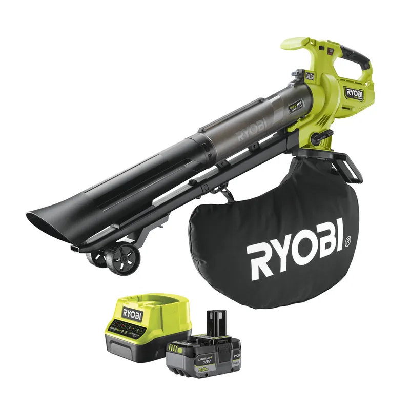 Aspirateur souffleur à batterie 18 V avec broyeur RY18BVXA-150 RYOBI Offre Du Jour