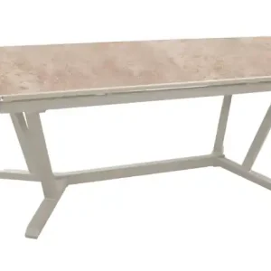 Table de jardin à rallonge VITA downtown céramique crème 180/280cm - PROLOISIRS Commander Vite