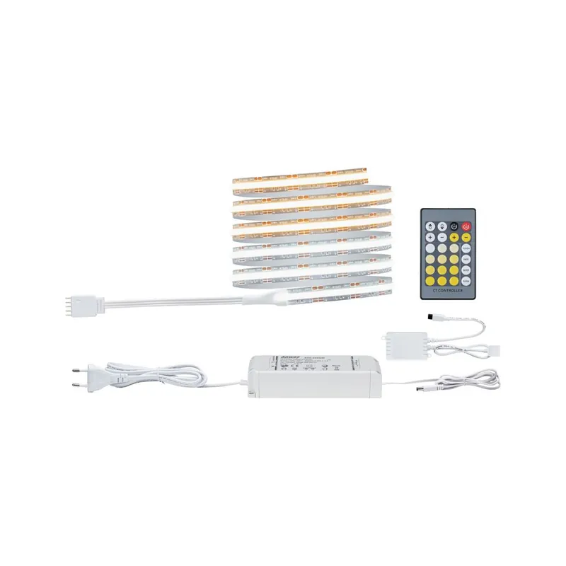 Ruban LED COB 1,5m prêt à l‘emploi blanc dynamique 15W 24V MAXLED 1000 PAULMANN Offre Exclusive