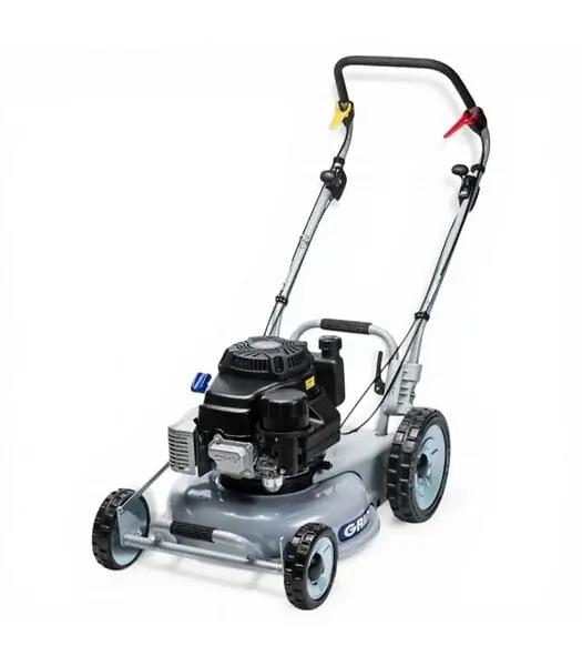 Prix Réduit Tondeuse à gazon professionnelle mulching 46cm, tractée, moteur Kawasaki 179cm³ - GRIN PM46A-KW