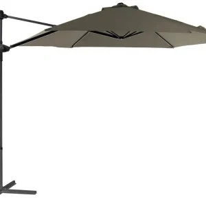 Retour Gratuit Parasol excentré diamètre 3 mètres Taupe Pushup PROLOISIRS