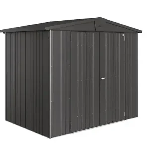 Commande En Gros Abri de jardin métal Europa T3 - Gris foncé BIOHORT