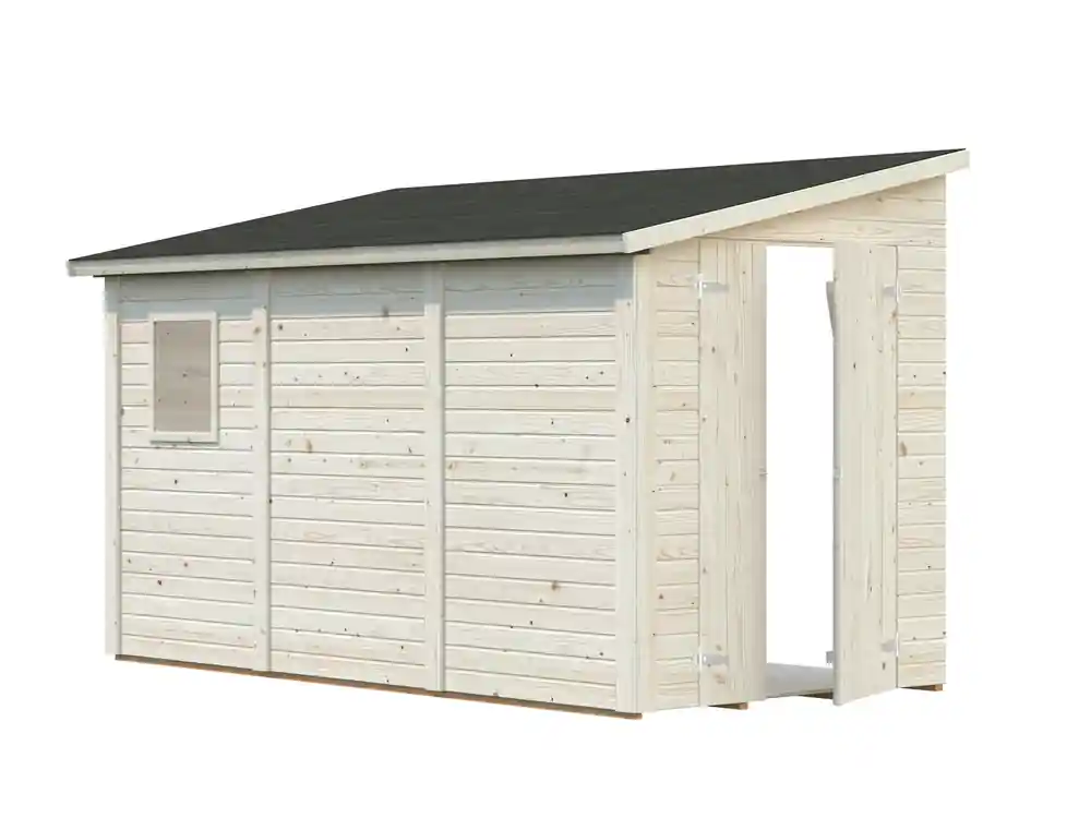 Abri de rangement mural en bois Mia - 6,3 m² hors-tout - Livraison à domicile incluse - PALMAKO Commander Vite