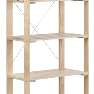 Etagère Nova 5 tablettes en pin massif 174,5 x 76,5 x 38,5 cm ASTIGARRAGA Vente Directe