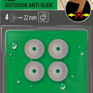 Prix Choc Patins anti-vibration à vis 22 mm transparent par 4 SCOTCH