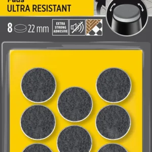Patins ronds en feutre ultra résistants 22 mm par 8 SCOTCH Solde