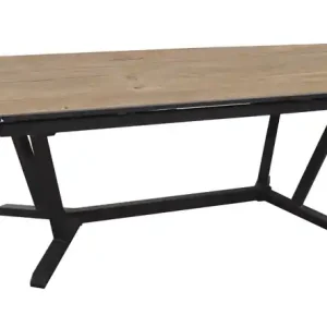 Seulement Aujourd'hui Table de jardin à rallonge VITA lenk aluminium bois 180/280/100 cm - PROLOISIRS
