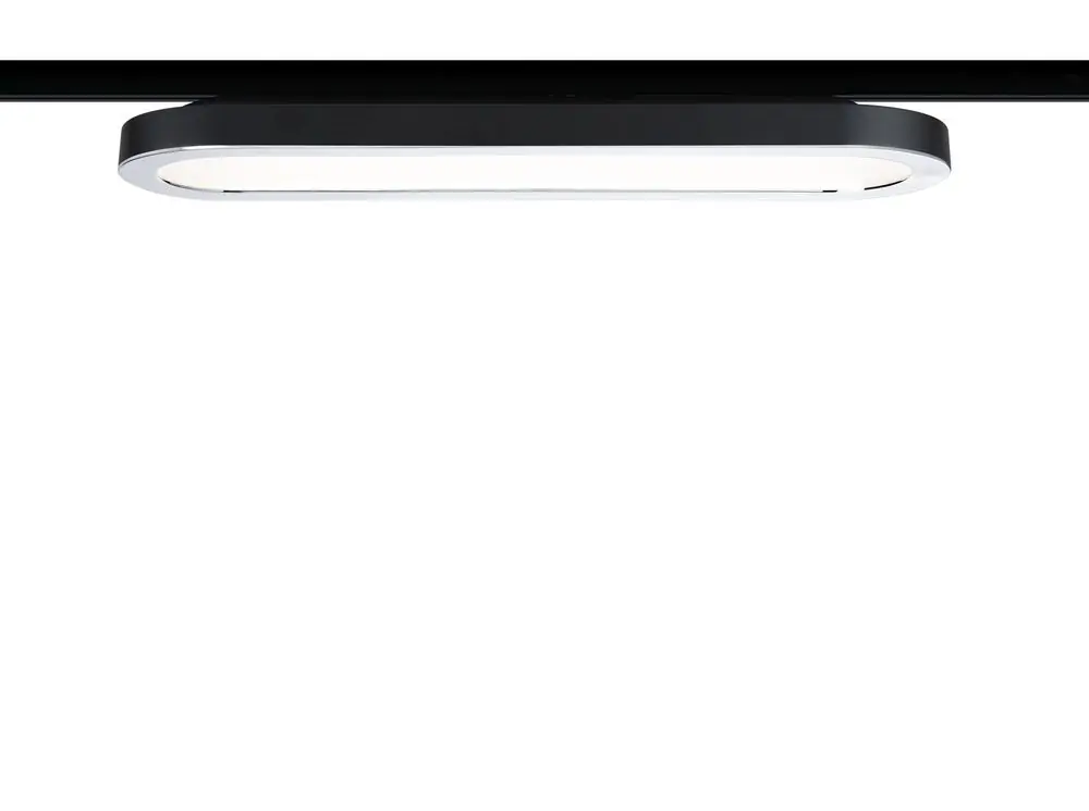 Panneau LED sur rail noir mat/ chrome 7W LOOP URAIL PAULMANN Livraison Express