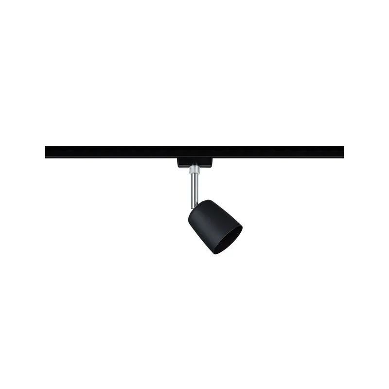 Promotion Saisonnière Spot sur rail noir mat 10W GU10 COVER URAIL PAULMANN
