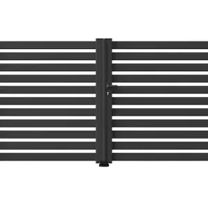 Portail battant aluminium Otis - Gris 7016 - L.3000xH.1600mm ELSEALU Haute Qualité