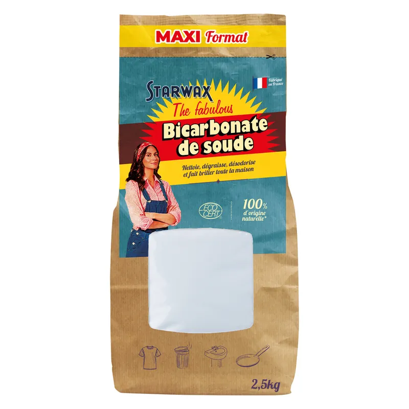 Bicarbonate de soude 2,5kg STARWAX THE FABULOUS Offre Spéciale