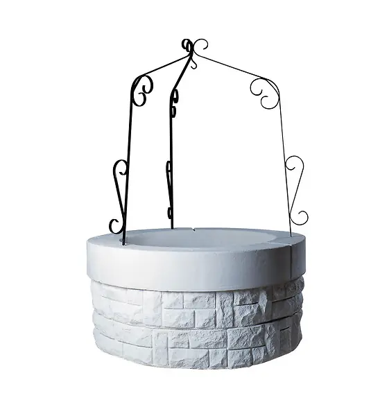 Acheter En Ligne Puits Saintongeais - Ton patine vieilli - Diam.140cm W.HAIRIE