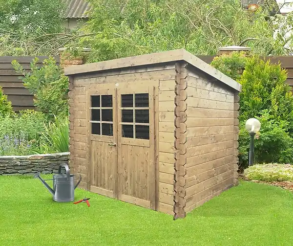 Abri de jardin Stendal en bois - 4,91 m² - L.248xH.191xP.198cm SOLID Promotion